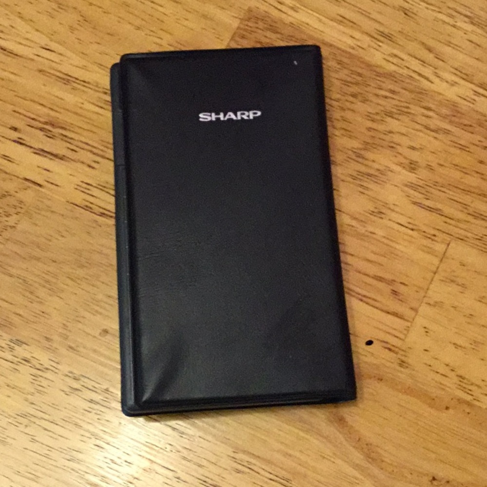 Sharp scientific calculator